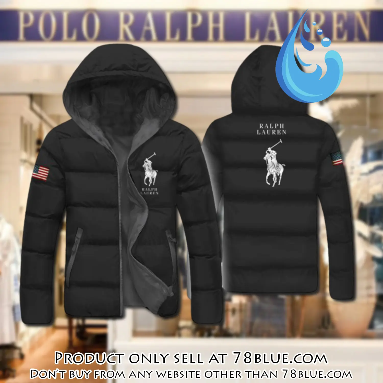 Ralph lauren downfilled coat ultralight down jacket outdoor jacket warm outwear dfj1019 78b1437956